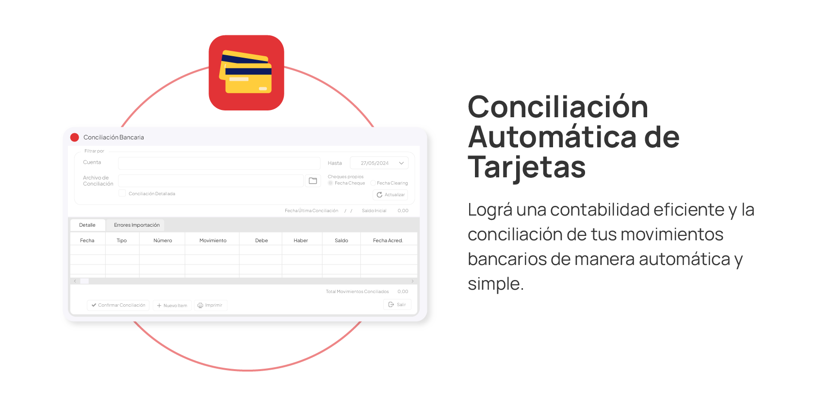 Conciliación Automática de Tarjetas